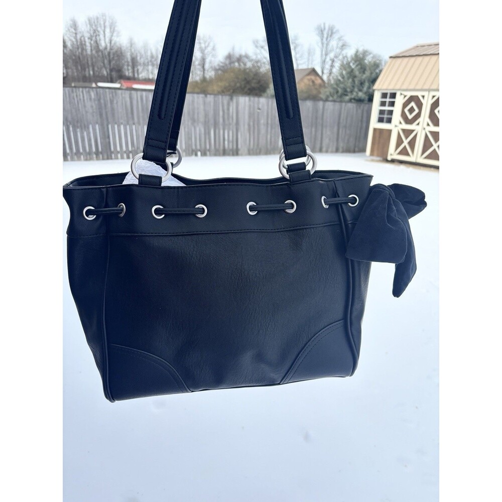 Juicy Couture Daydreamer Crown Tote Black Liquorice Chic NWT VIRAL - Picture 5 of 7